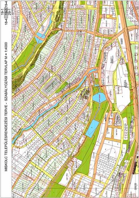 4. melléklet a Miskolc Megyei Jogú Város Építési Szabályzatáról szóló 21/2004. (VII.6.