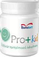 Baba-Mama Károsodott bélflórára BONOLACT PRO+KID 30 g Bonolact Pro+kid gyermekek számára kifejlesztett 5 különböző élőflórát tartalmazó készítmény károsodott bélflóra (pl.