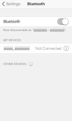Az ios rendszerű készülékkel rendelkező felhasználóknak ekkor az alábbiak szerint meg kell kérniük ios készüléküket, hogy felejtse el a fényképezőgépet.