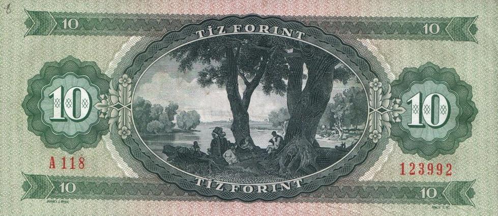 F.26 10 forint, 1975.10.28. A sorozat, számjegyű sorozat és 6 számjegyű sorszám F.26 F.26s F.27 1, 1.