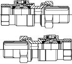 Többfunkciós termosztatikus cirkulációs szelep MTCV- Ólommentes sárgaréz Műszaki adatok Max. üzemi nyomás...10 bar Próbanyomás...16 bar Max. előremenő hőmérséklet...100 C k VS 0 C-nál: - DN0.