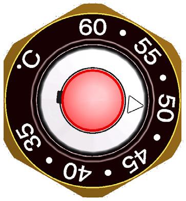 vízátfolyás a bypasson, amikor a fő szabályozó modul zárva van. *Kv dis = 0,60 m 3 /h a DN 0, *Kv dis = 0,50 m 3 /h DN 15 esetén a fertőtlenítési folyamat max. térfogatárama 70 C hőmérséklet esetén.