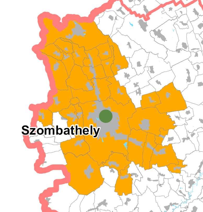 Szombathely Megyei Jogú Város hatályos rendezési terve az övezet területét lehatárolta, intézkedett a magasabb szintű tervek előírásainak teljesítéséről. A 16.