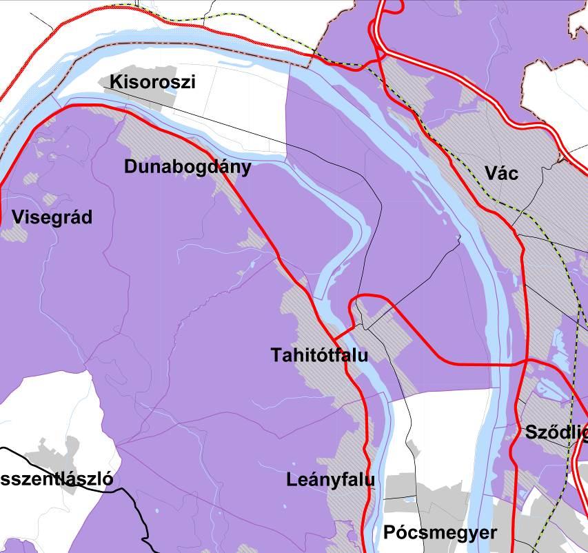 THITÓTFLU KÖZSÉG TELEPÜLÉSSZERKEZETI TERV MÓDOSÍTÁS VÉLEMÉNYEZÉSI NYG Budpesti gglomeráció Területrendezési Tervéről szó
