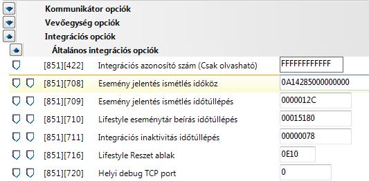 Olvassa ki a modul IP címét: Szekció [851] > [992] _.