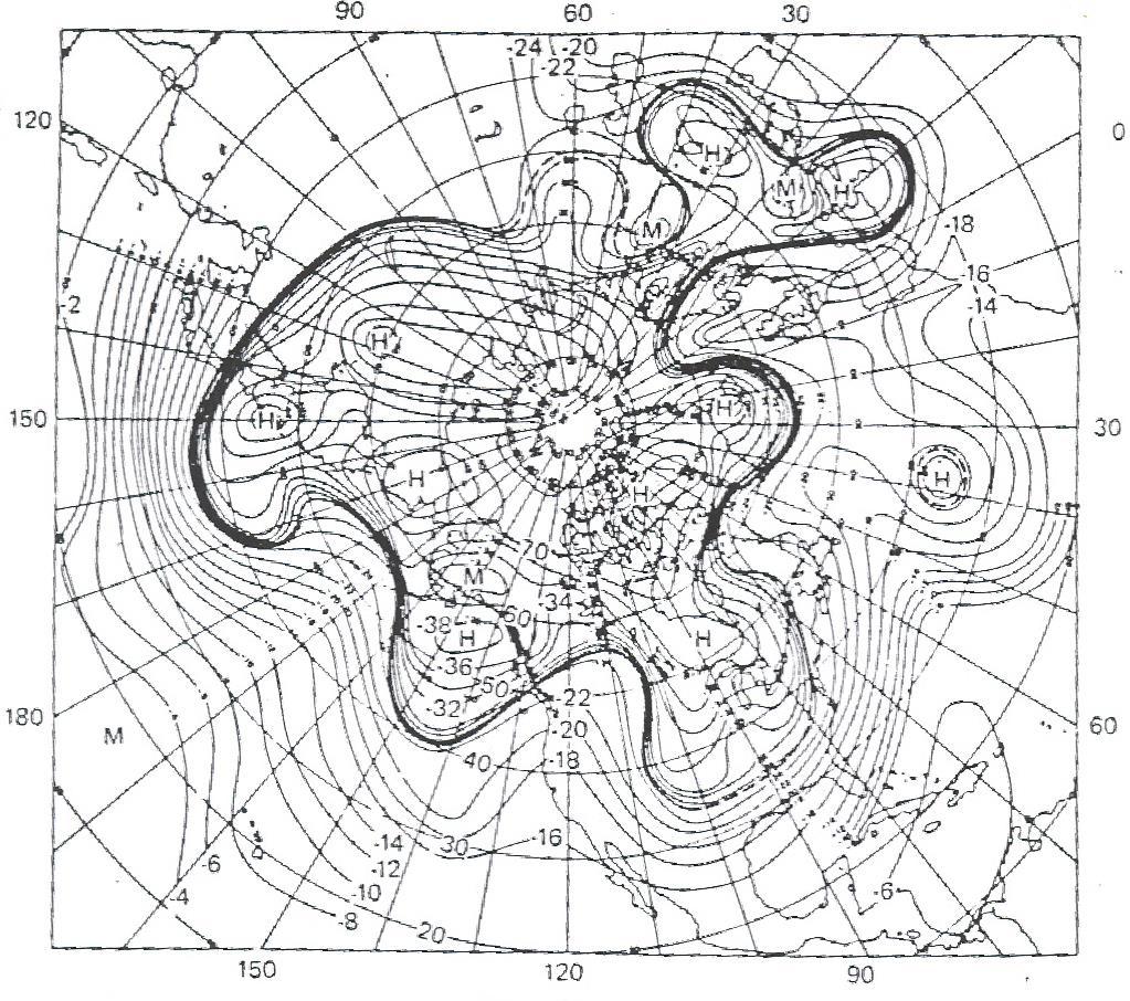 Az 500 hpa-os magassági szint