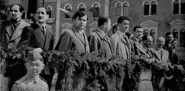 Foto 14. Aniversarea zilei de 1 Mai la Cluj, în anul 1945.