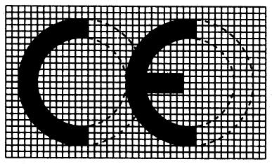V. MELLÉKLET 2004/108 (kiigazított szöveg) A 8. CIKKBEN EMLÍTETT CE -JELÖLÉS A CE -jelölés a CE betűkből áll a következő minta szerint: A CE -jelölés legalább 5 mm magasságú.