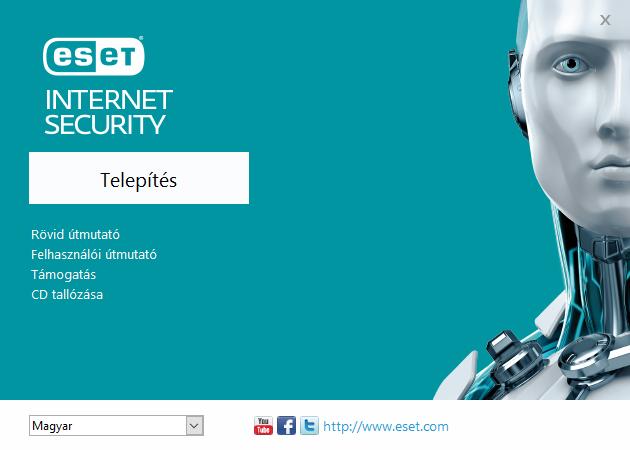 Telepítés Az ESET Internet Security telepítése problémákat okozhat a számítógépen, ha telepítve van egyéb vírusvédelmi termék vagy biztonsági szoftver.