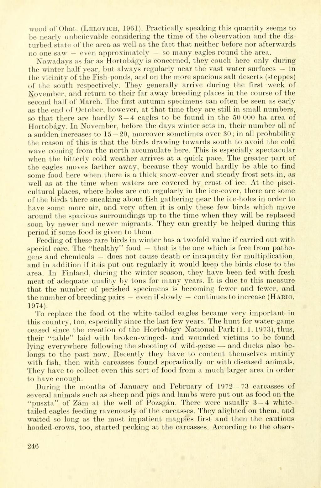 wood of Ohat. (LELOVICH, 1961).