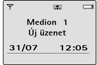 Üzenetek lehallgatása Az üzenetrögzítő különbséget tesz már lehallgatott ("régi") üzenetek és még le nem hallgatott ("új") üzenetek között.