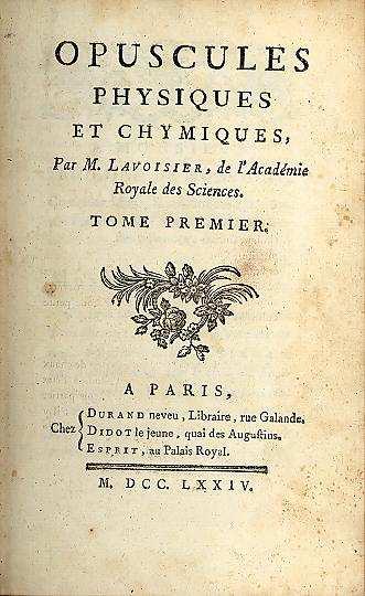 125 Antoine Laurent Lavoisier (1743-1794) Párizsban született francia kémikus. A modern vegyészet megalapozója. l766-ban apja tekintélyes hagyatékot adott át neki.