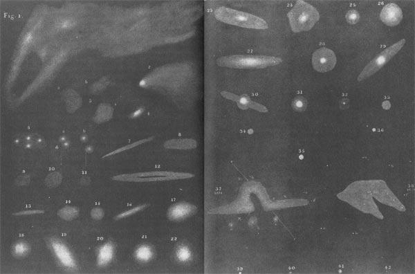 76 Korszakalkotó írása az Ont he Construction of Heavens 1785-ben jelent meg, itt ír a gravitációs kollapszusról, a ködök térbeli és idıbeli mikéntjérıl, és hogy a kollapszus után valamiféle