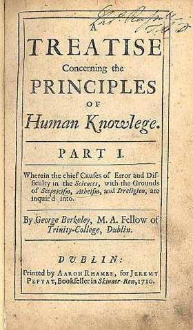 85 Az A New Theory of Vision.( 1709.) Értekezés a látás új elméletérıl címő mőben Berkeley kifejti, hogy a filozófiai látásmódot meg kell különbözeteni a természettudományostól.