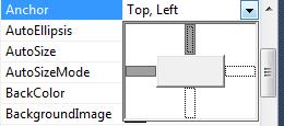 Az AutoSize logikai tulajdonság true értékre állítása után a vezérlő figyelmen kívül hagyja a megadott méretadatokat, és a mérete akkora lesz, hogy elférjen benne a tárolt szöveg és/vagy kép.