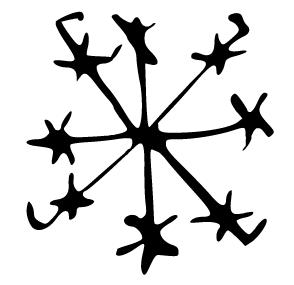 122. qiofagaldr Þjófagaldur Tolvajleleplező varázslat Faragd ezt a jelet egy tölgyfaágra, helyezd egy sír gyepe alá. 123.