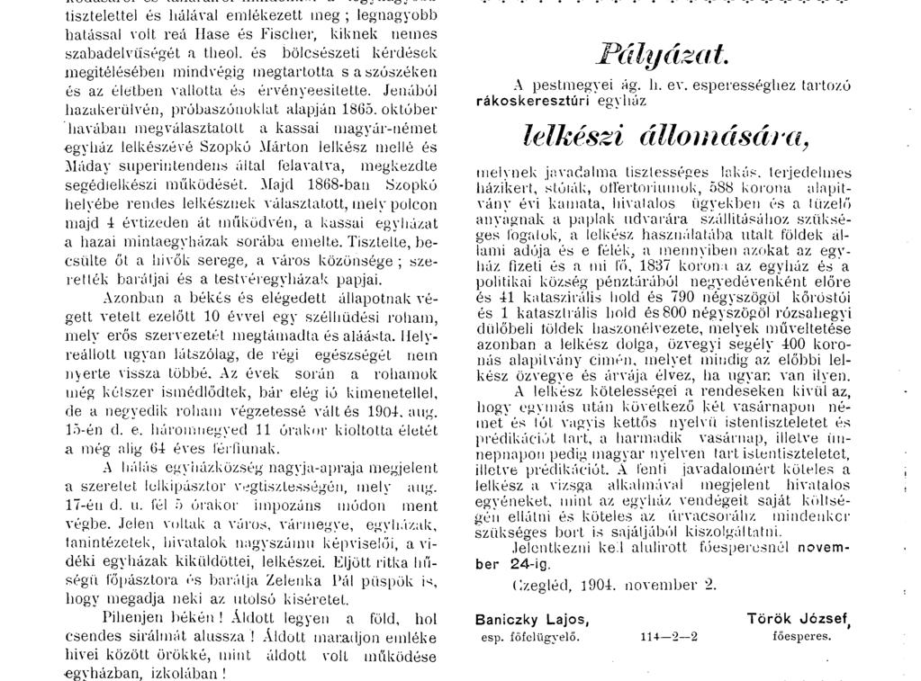 mint bánvaőr tartézkodott, liol János fia 1811, január 24-én született, A szülők 1845-ben ismét viszszaköltöztek Dobsinára és íiok ott végezte elemi iskoláit.