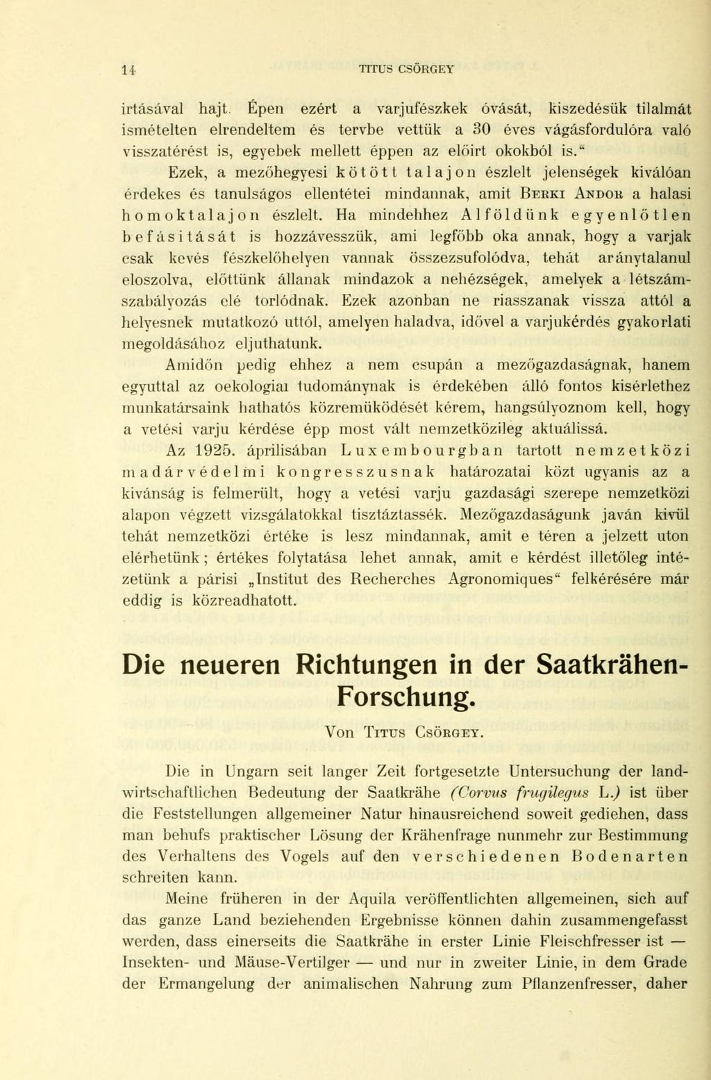 11 TITUS CSÖRGEY irtásával hajt.