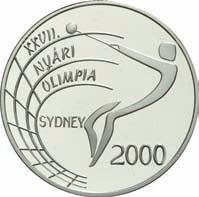 2000. évi Nyári Olimpiai Játékok - Sydney Olympische Sommerspiele 2000 - Sydney Summer Olympic Games 2000 - Sydney 2000 Forint Ag 925-20 g - 34
