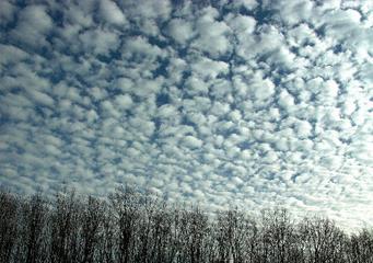 ALTOCUMULUS (AC) felhőalap=2-6 km,