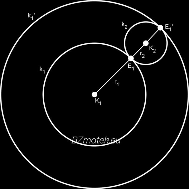 Ekkor az adott kör középpontja a K 3 E szakasz E hez közelebbi harmadolópontja: K 3 (6; 8). Ezek alapján a keresett körök egyenlete: (x 6) 2 + (y + 8) 2 = 225. 48.