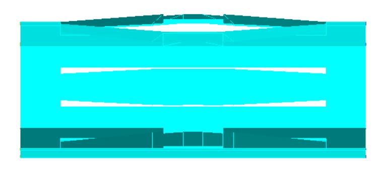 4. A 860 mm hosszúságú aktív pálcaköteg rész modellezése 4.1. A modell felépítése 10.