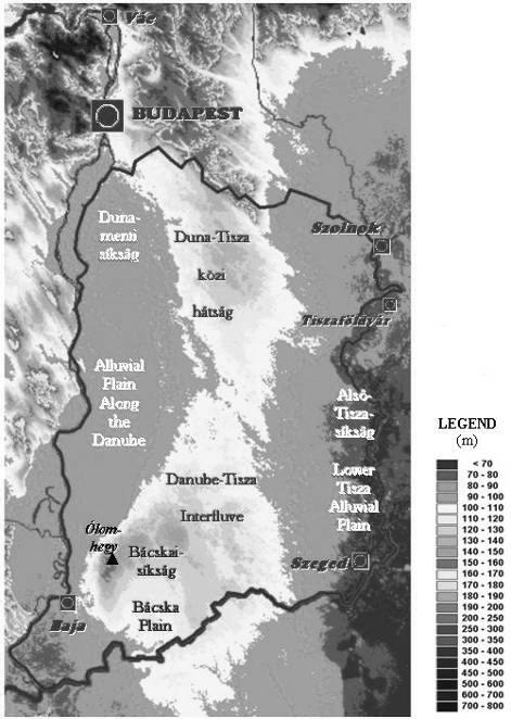 J. SZALAI The diversified moving sand formations of the sediment cone are covered in loess and sandy loess layers with a thickness of few metres, offering a great basis for a high-quality black earth