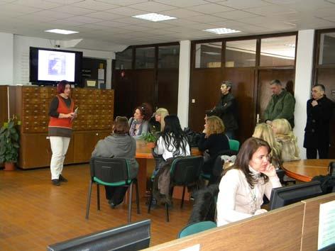 Фратиа из Румуније омогућили посету и обилазак Библиотеке Матице српске у четвртак, 12. јануара 2012. године.