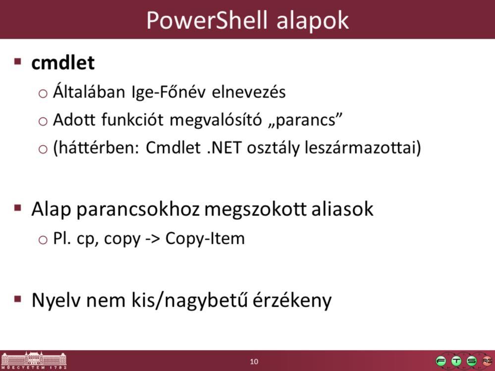 Milyen igéket használnak / használjunk a cmdletek nevében: MSDN.