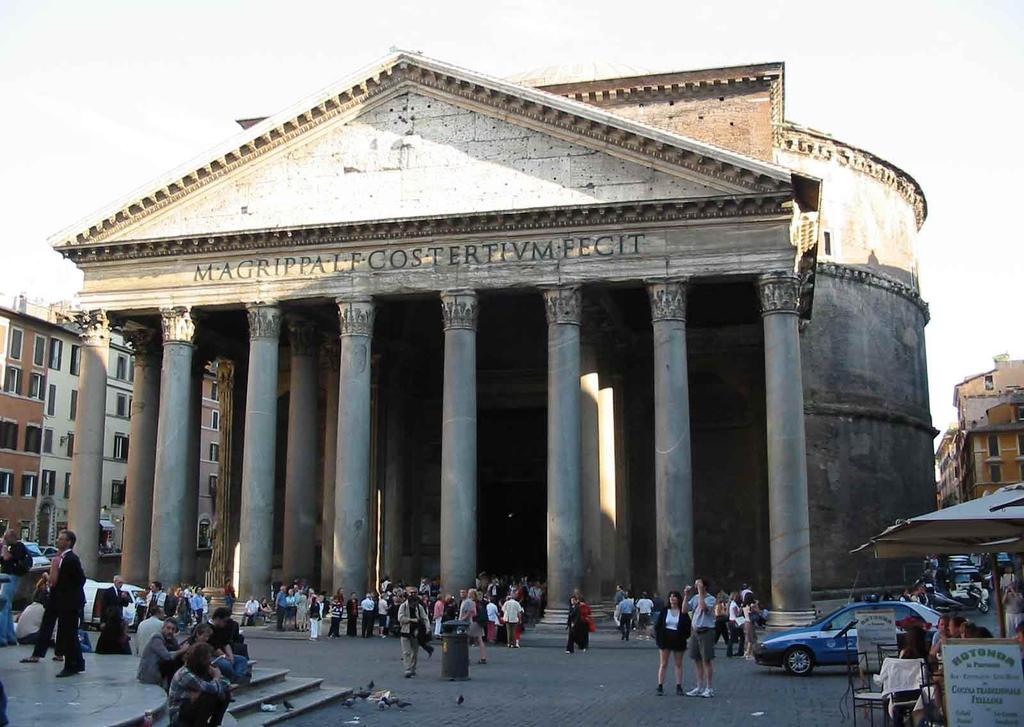 Róma, Pantheon, i.sz. 118-128 25 BME GTK 2017. október 10.