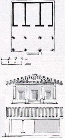 07 Jellegzetes etruszk templom