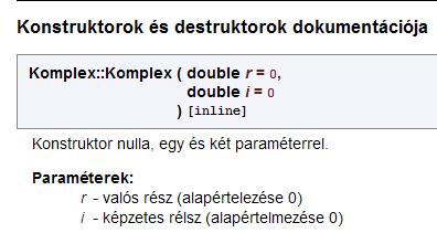 Milyen furcsa kommentek! /3 class Komplex {.