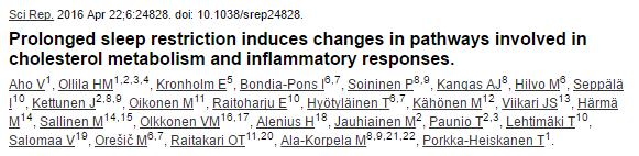 E: experimental sleep restriction (SR; N = 21); D: DILGOM (Dietary Lifestyle and Genetic determinants of Obesity and Metabolic Syndrome)