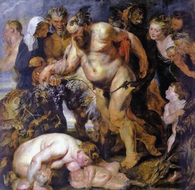 58. Peter Paul Rubens: A részeg Szilénosz, 1616