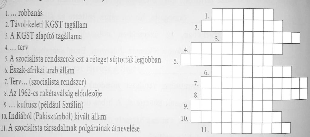 5. 6. 7. 8. 8p/ 14. Fejtsd meg a keresztrejtvényt!