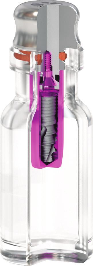 10 11 Conefit csomagolás metszeti képe és tartozékai Conefit termékcímkék és jelmagyarázatuk zín szerint megkülönböztetett implantátum átmérők: A csomagolás belső rétege az Implantátum tartó persely.