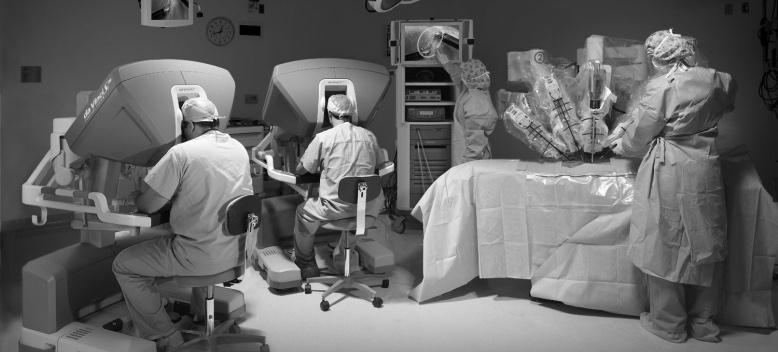 A laparoscopia eszközei, formái Robot laparoscopia Nagyobb képi részletgazdagság, 3D, rendkívül finom