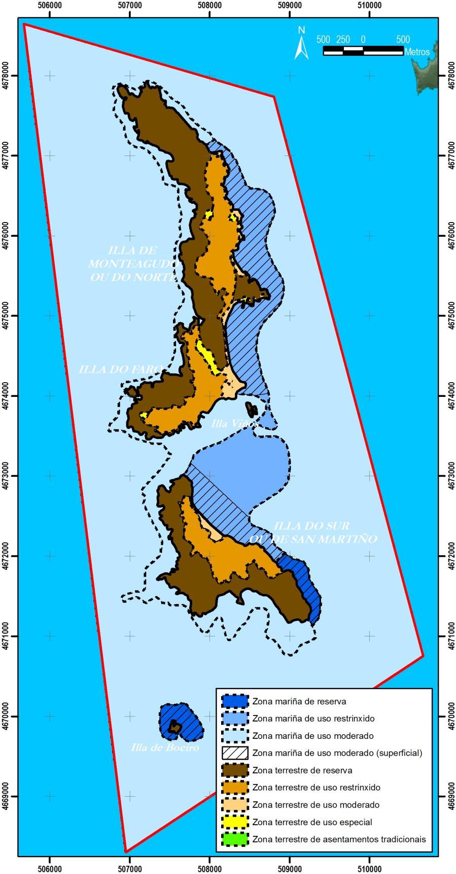 5.-Zonificación Mapa de zonificación do Parque Nacional Figura 10.