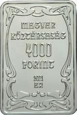 4000 Forint 2001 BU 4 000 db/st./pcs L-N: 302. stempelfrisch 20.- 580.