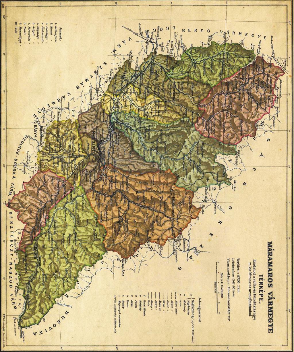 Máramaros megye helységneveinek etimológiai