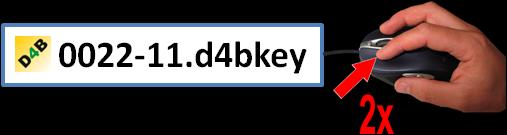 Ebbe a postaládába kerül a számára megküldésre a Tartós kulcs (lásd a 4.4 sz. fejezetet). Az Átmeneti kulcs használata alatt a DIAG4BIKE programban megjelenítésre kerülő www.diag4bike.