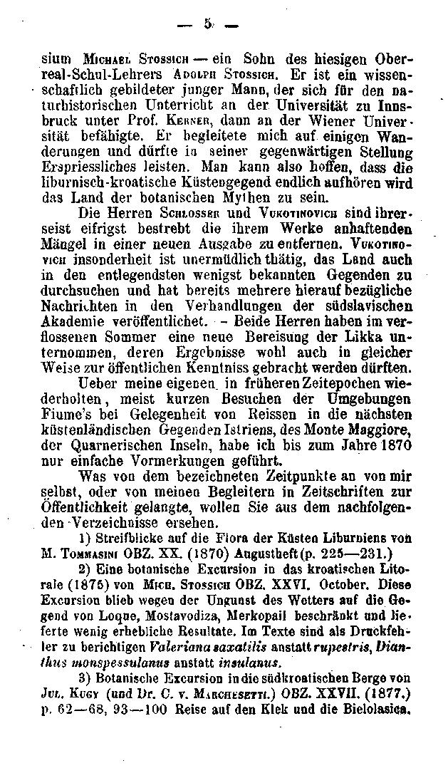 & sium MICHAEL STOSSICH ein Sohn des hiesigen Oberreal-Schul-Lehrers ADOLPH STOSSICH.