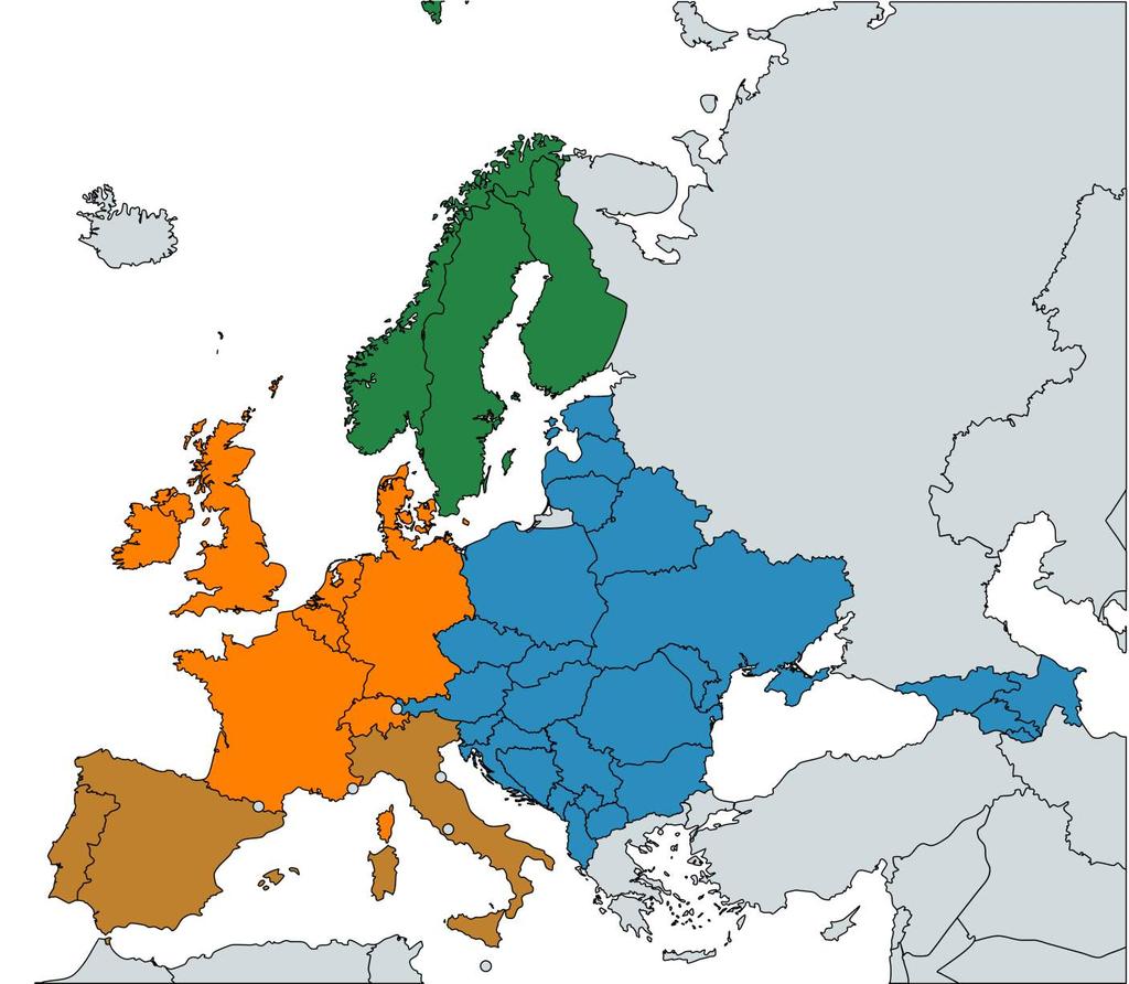 CEE & Caucasus Quick facts: Underrated size: Western Europe 54% of