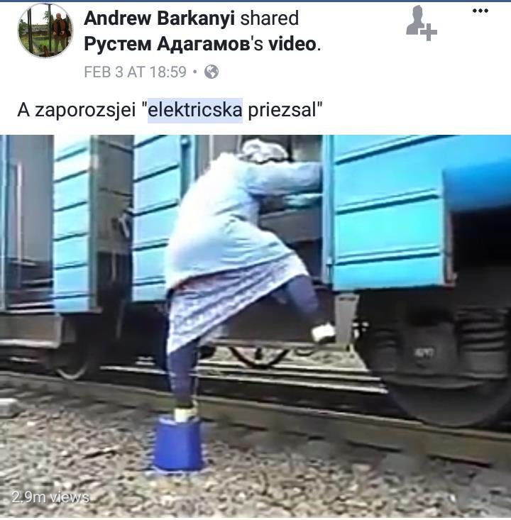 92 Anita Márku Example 10. Elektricska priezsal - The intercity train has arrived 4.