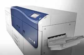 A berendezést a Xerox szakemberei különböző opcionális megoldásokkal látták el (Xerox Free Flow Core, XMPie StoreFlow), amelyek gondoskodnak róla, hogy az előkészítő lépésektől, az optimalizált