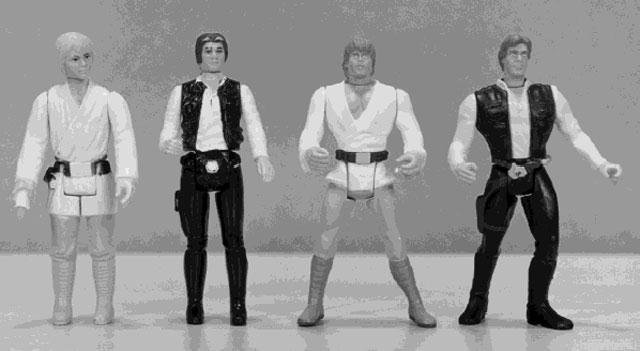 1978 1995 A Star Wars figurák