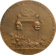 459 460 459 459. Bronzérem /Bronzemedaille/ (Cu) 1930 Ferenczy István /István Ferenczy/ Beck Ö. Fülöp Av: jobbra nézô portré, fent félkörben /Porträt n.r., oben im Halbkreis/ FERENCZY - ISTVÁN lent /unten/ 1792-1856 fej alatt mesterjel /Meisterzeichen unter dem Kopf/ BECK Ö.