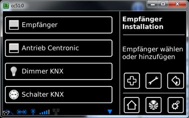 B-Tronic / KNX-RF 13 14 14 A zöld pipával erősítse meg a beviteleit és lépjen ki a menüből.