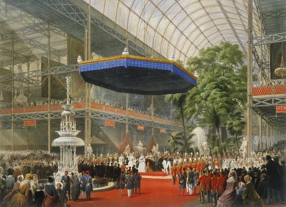 Kristálypalota / ANGLIA, London, Hyde park / 1851 / Joseph PAXTON (1803-1865) 564 méter hosszú, 33 méter magas, 92.
