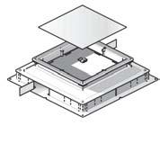 Canalul de pardoseală se introduce in doză pană la o adancime de 10 mm. Pentru aşezarea Pandorei 28/38 este necesară o inălţime minimă a pardoselii de acoperire de 80-85 mm.